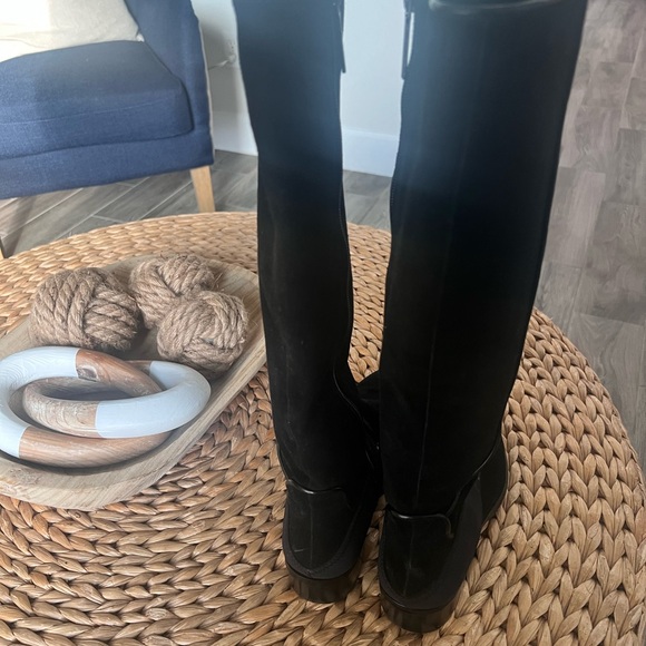 Donald Pliner Black Suede Boots - Picture 5 of 5